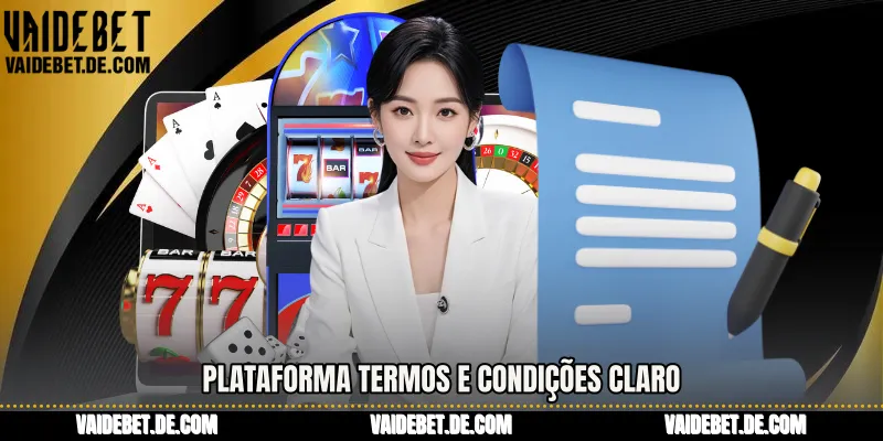 Plataforma Termos e Condições claro